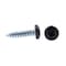 Prime-Line Sheet Metal Screw, S-Tap Pan Head Phil Dr No. 10 X 3/4in Zinc Pl Steel Black Head 25PK 9155227 - alternate 4